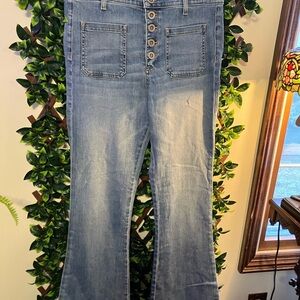 Ramy Brook Light Blue Flare Jeans